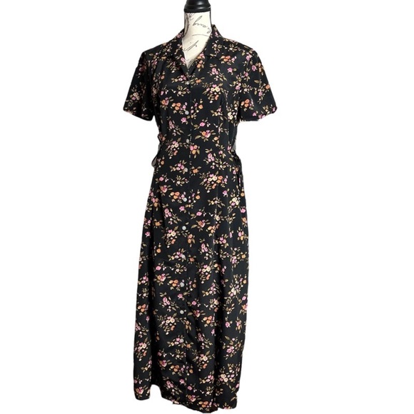 Miss Dorby 80s-90s Floral Print Maxi Dress - Picture 3 of 6